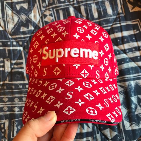 cappello supreme louis vuitton prezzo|louis vuitton x supreme font.